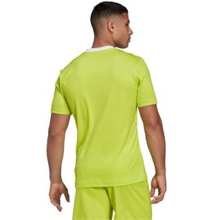 Koszulka męska adidas Entrada 22 Jersey limonkowa HC5077 Adidas teamwear