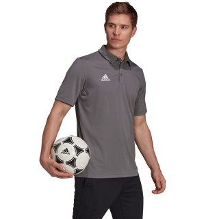 Koszulka męska adidas Entrada 22 Polo szara H57486 Adidas teamwear