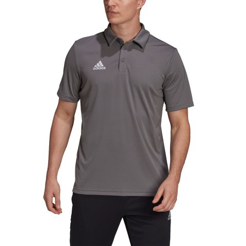 Koszulka męska adidas Entrada 22 Polo szara H57486 Adidas teamwear