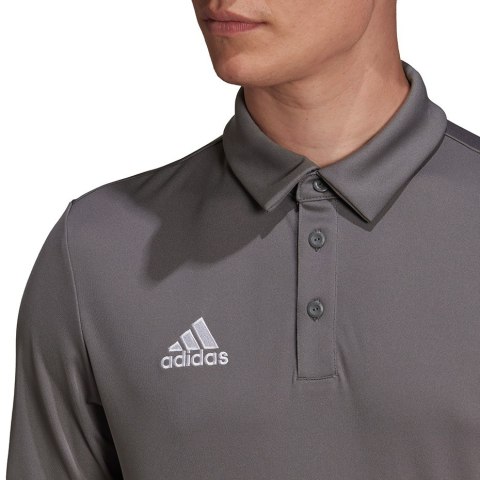 Koszulka męska adidas Entrada 22 Polo szara H57486 Adidas teamwear