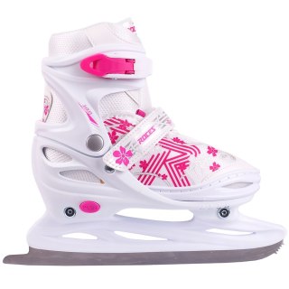 Łyżwy Roces Jokey Ice 3.0 Girl biało-różowe 450708 01 Roces