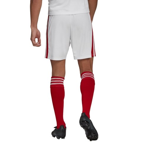 Spodenki męskie adidas Squadra 21 Shorts biało-czerwone adidas GN5770 Adidas teamwear