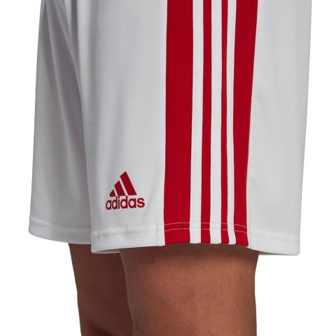 Spodenki męskie adidas Squadra 21 Shorts biało-czerwone adidas GN5770 Adidas teamwear
