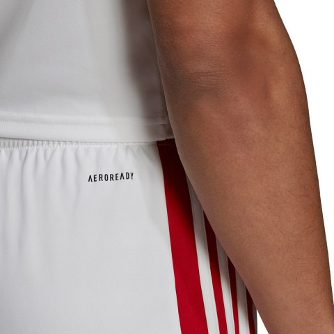 Spodenki męskie adidas Squadra 21 Shorts biało-czerwone adidas GN5770 Adidas teamwear