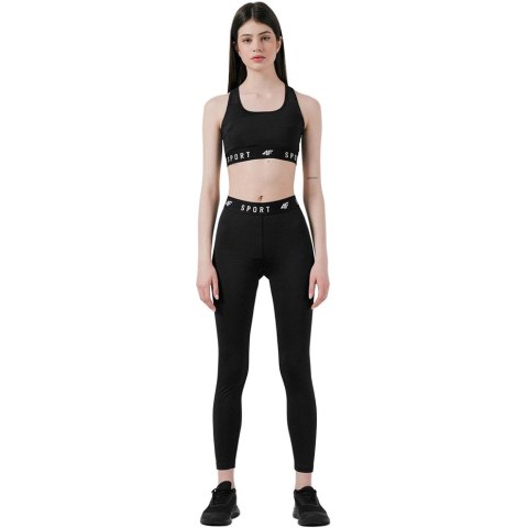 Spodnie funkcyjne damskie 4F głęboka czerń H4L22 SPDF351 20S 4F