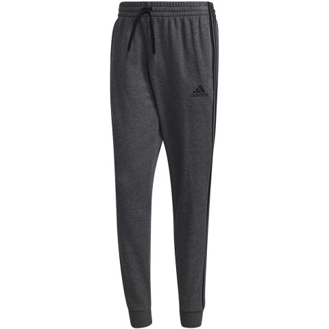 Spodnie męskie adidas Essentials French Terry Tapered Cuff 3-Stripes Pants szare H12256 Adidas