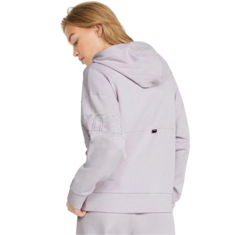 Bluza damska Puma Power Colorblock Stardust Hoo fioletowa 848828 73 Puma