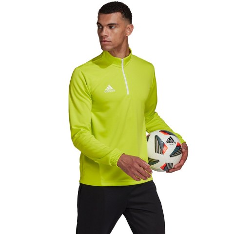 Bluza męska adidas Entrada 22 Training Top limonkowa HC5057 Adidas teamwear