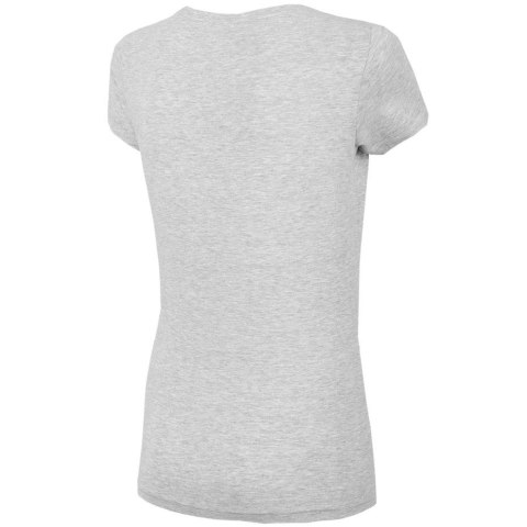 Koszulka damska 4F chłodny jasny szary melanż H4L22 TSD353 27M 4F