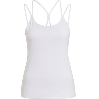 Koszulka damska adidas Studio Slim Strappy Back Tank Top biała HE3141 Adidas