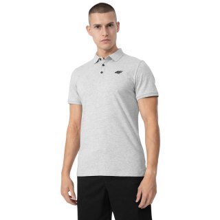 Koszulka męska 4F chłodny jasny szary melanż H4L22 TSM355 27M 4F