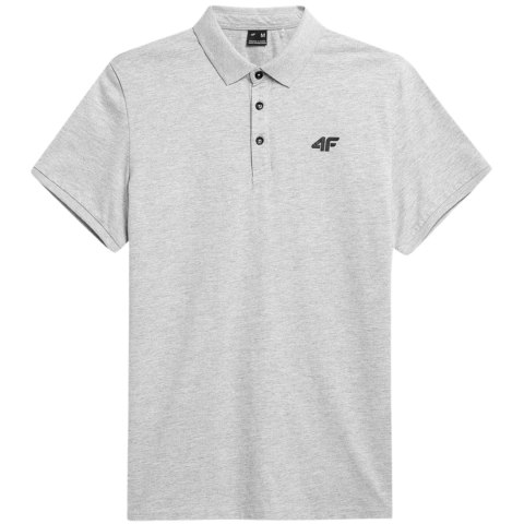 Koszulka męska 4F chłodny jasny szary melanż H4L22 TSM355 27M 4F