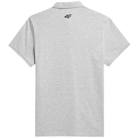 Koszulka męska 4F chłodny jasny szary melanż H4L22 TSM355 27M 4F