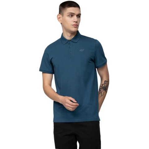Koszulka męska 4F denim H4L22 TSM355 32S 4F