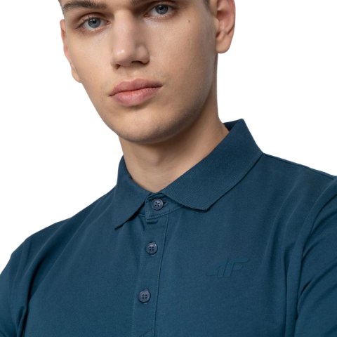 Koszulka męska 4F denim H4L22 TSM355 32S 4F