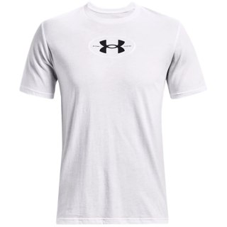 Koszulka męska Under Armour Repeat Ss graphics biała 1371264 100 Under Armour