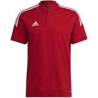 Koszulka męska adidas Condivo 22 Polo czerwona H44107 Adidas teamwear