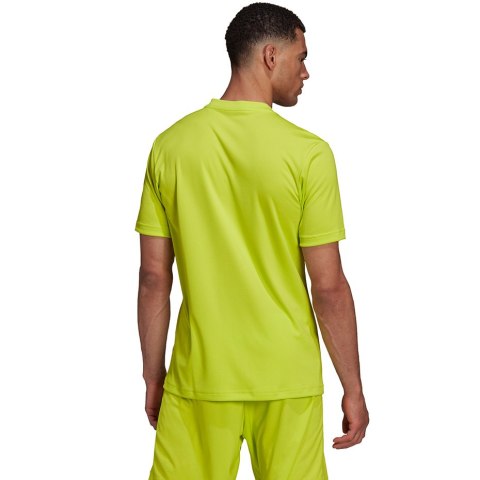 Koszulka męska adidas Entrada 22 Graphic Jersey żółto-szara HF0118 Adidas teamwear