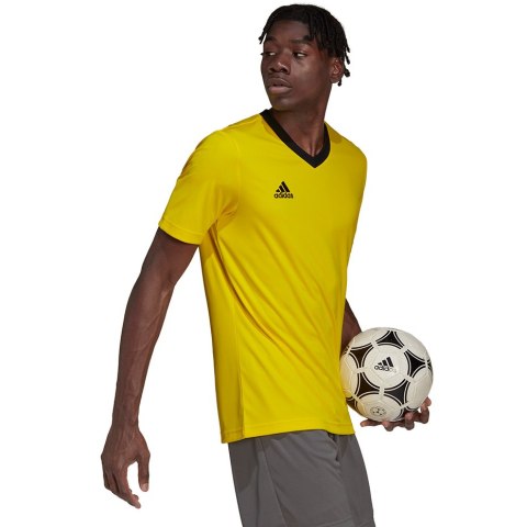 Koszulka męska adidas Entrada 22 Jersey żółta HI2122 Adidas teamwear