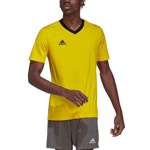 Koszulka męska adidas Entrada 22 Jersey żółta HI2122 Adidas teamwear