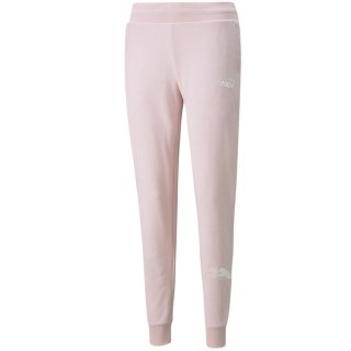 Spodnie damskie Puma Power Graphic Pants różowe 847115 16 Puma