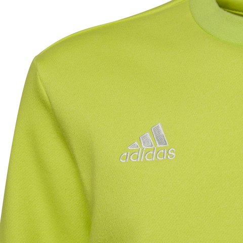 Bluza dla dzieci adidas Entrada 22 Sweat Top limonkowa HC5043 Adidas teamwear
