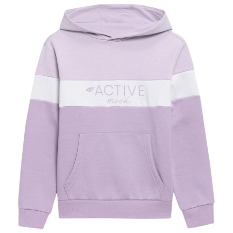 Bluza dla dziewczynki 4F fioletowa HJL22 JBLD002 51S 4F