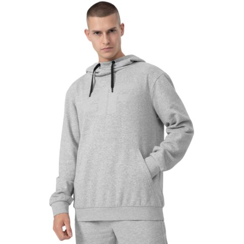 Bluza męska 4F chłodny jasny szary melanż H4L22 BLM352 27M 4F
