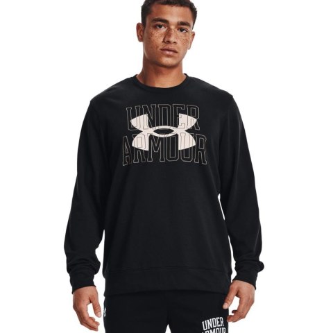 Bluza męska Under Armour UA Rival Terry Logo Crew czarna 1370391 001 Under Armour