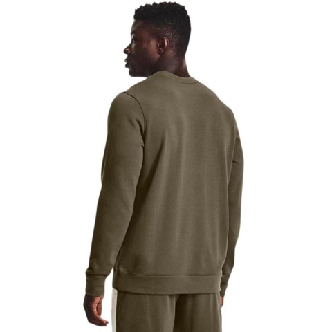 Bluza męska Under Armour UA Rival Terry Logo Crew zielona 1370391 361 Under Armour
