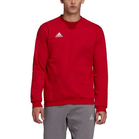 Bluza męska adidas Entrada 22 Sweat Top czerwona HB0577 Adidas teamwear