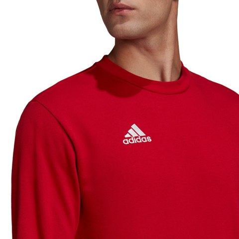 Bluza męska adidas Entrada 22 Sweat Top czerwona HB0577 Adidas teamwear