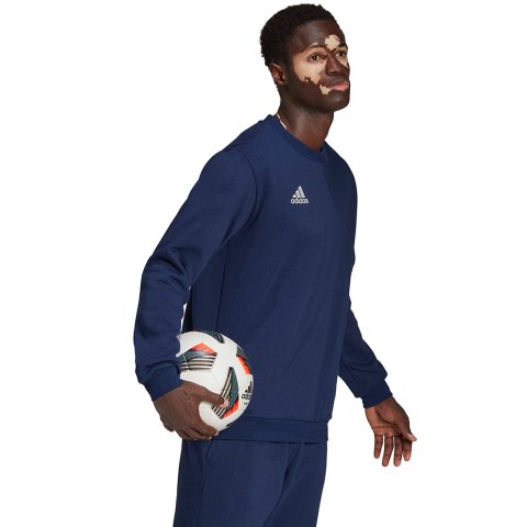Bluza męska adidas Entrada 22 Sweat Top granatowa H57480 Adidas teamwear