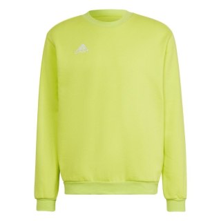Bluza męska adidas Entrada 22 Sweat Top limonkowa HC5049 Adidas teamwear