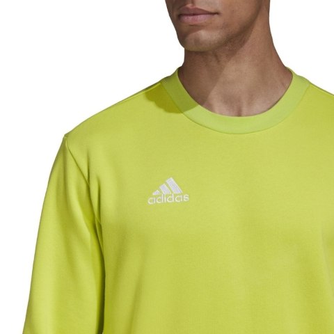 Bluza męska adidas Entrada 22 Sweat Top limonkowa HC5049 Adidas teamwear