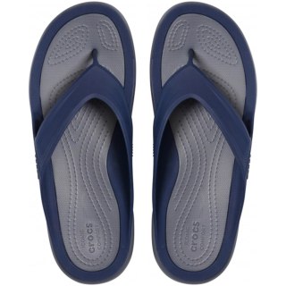 Klapki Crocs Swiftwater Wave Flip M granatowo-szare 206242 4HE Crocs