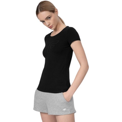 Koszulka damska 4F głęboka czerń H4L22 TSD353 20S 4F