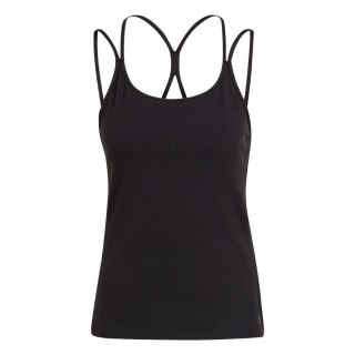 Koszulka damska adidas Studio Slim Strappy Back Tank Top czarna HE3140 Adidas