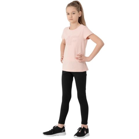 Koszulka dla dziewczynki 4F pudrowy koral HJL22 JTSD005 65S 4F