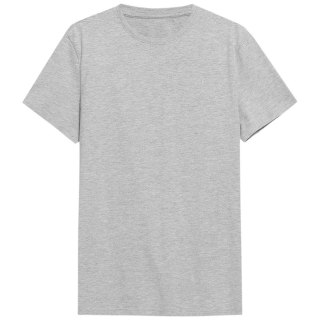 Koszulka męska 4F chłodny jasny szary melanż H4L22 TSM352 27M 4F