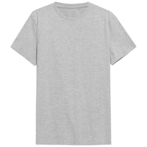 Koszulka męska 4F chłodny jasny szary melanż H4L22 TSM352 27M 4F