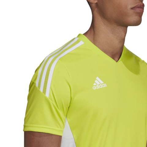Koszulka męska adidas Condivo 22 Jersey limonkowa HE3058 Adidas teamwear