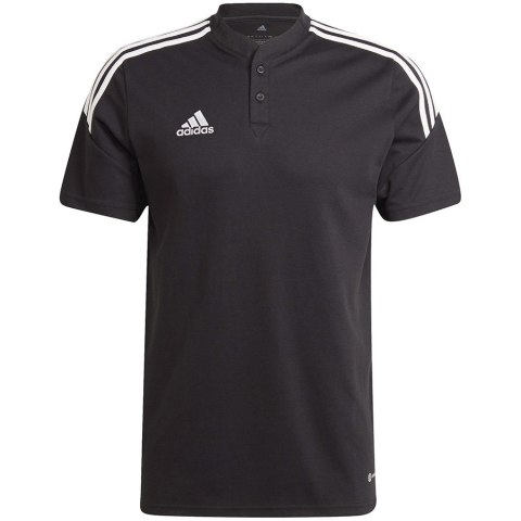 Koszulka męska adidas Condivo 22 Polo czarna H44105 Adidas teamwear