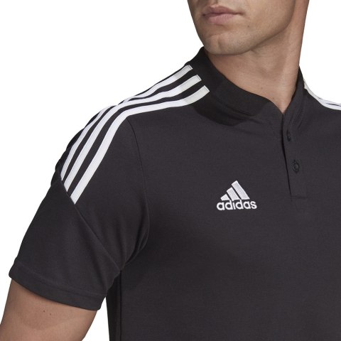 Koszulka męska adidas Condivo 22 Polo czarna H44105 Adidas teamwear
