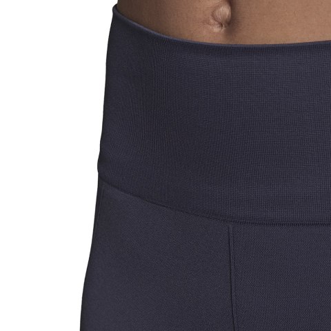 Legginsy damskie adidas Aeroknit Seamless Short Tights granatowe HE2960 Adidas