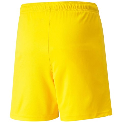 Spodenki dla dzieci Puma teamLIGA Shorts Jr Cyber żółte 704931 07 Puma