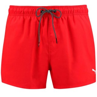 Spodenki kąpielowe męskie Puma Short Lenght Swim czerwone 907658 02 Puma