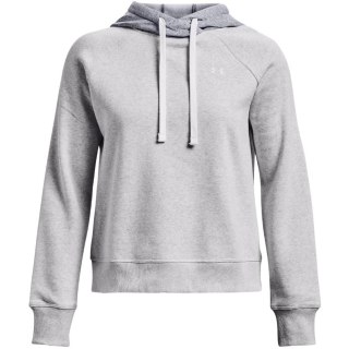 Bluza damska Under Armour Rival Fleece CB Hoodie szara 1373031 014 Under Armour
