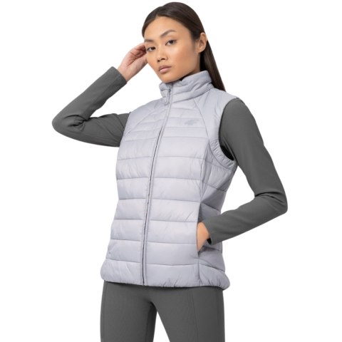 Kamizelka damska 4F chłodny jasny szary H4Z22 KUDP001 27S 4F