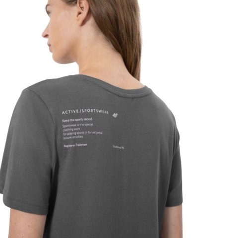 Koszulka damska 4F antracyt H4Z22 TSD025 22S 4F
